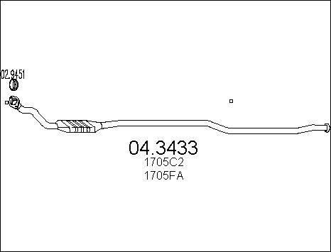 MTS 04.3433 - Katalizator www.molydon.hr