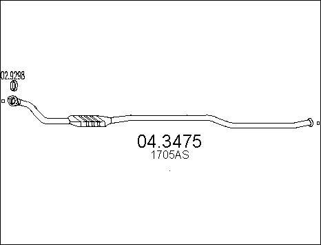 MTS 04.3475 - Katalizator www.molydon.hr