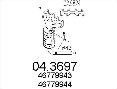 MTS 04.3697 - Katalizator www.molydon.hr