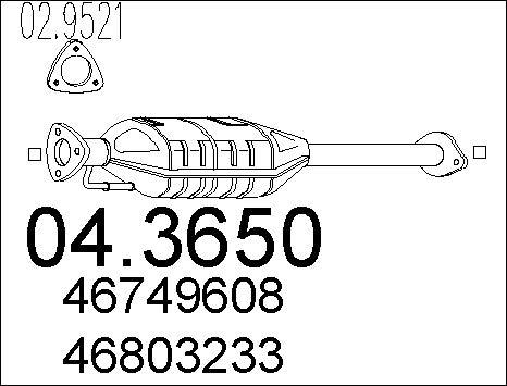 MTS 04.3650 - Katalizator www.molydon.hr