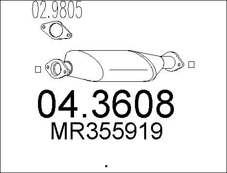 MTS 04.3608 - Katalizator www.molydon.hr