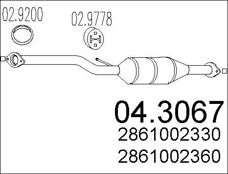 MTS 04.3067 - Katalizator www.molydon.hr