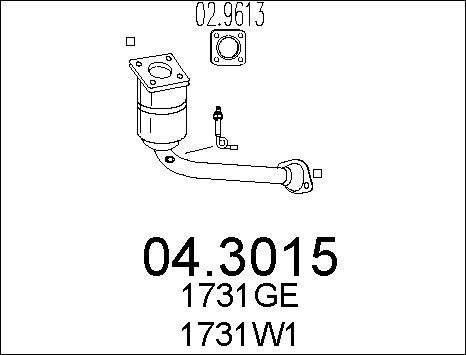 MTS 04.3015 - Katalizator www.molydon.hr