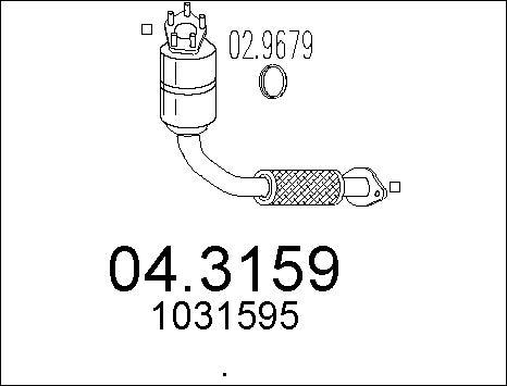 MTS 04.3159 - Katalizator www.molydon.hr