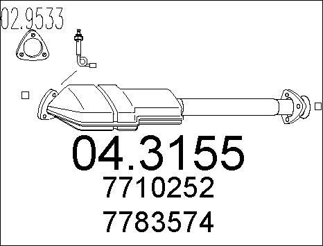 MTS 04.3155 - Katalizator www.molydon.hr