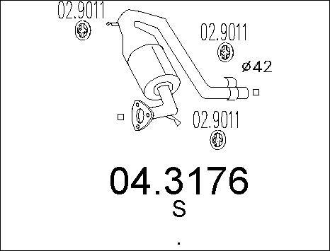 MTS 04.3176 - Katalizator www.molydon.hr