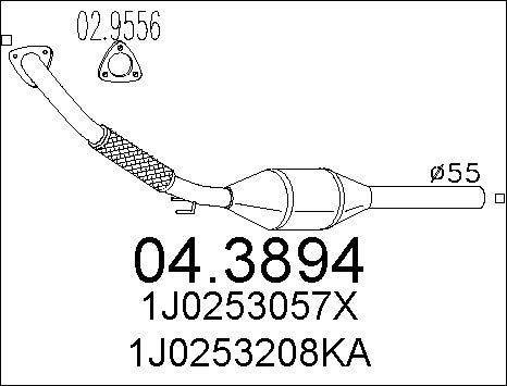 MTS 04.3894 - Katalizator www.molydon.hr