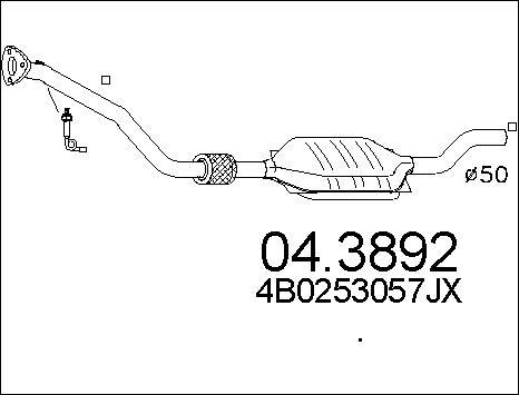 MTS 04.3892 - Katalizator www.molydon.hr