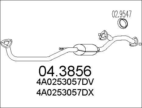 MTS 04.3856 - Katalizator www.molydon.hr