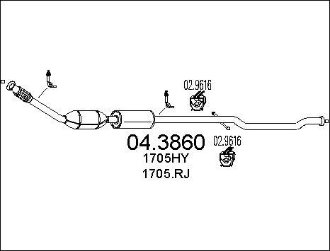 MTS 04.3860 - Katalizator www.molydon.hr