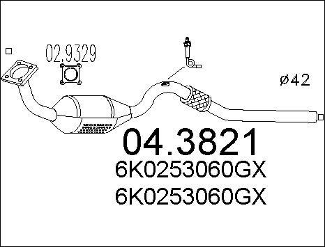 MTS 04.3821 - Katalizator www.molydon.hr