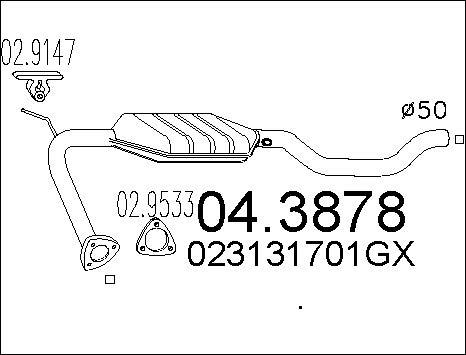 MTS 04.3878 - Katalizator www.molydon.hr
