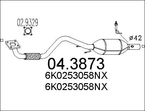 MTS 04.3873 - Katalizator www.molydon.hr