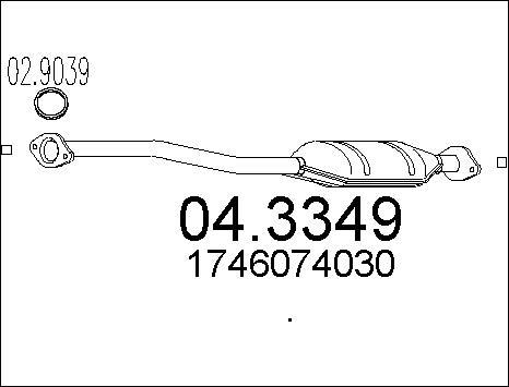 MTS 04.3349 - Katalizator www.molydon.hr