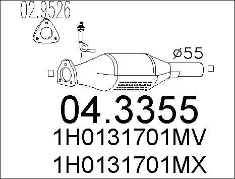 MTS 04.3355 - Katalizator www.molydon.hr