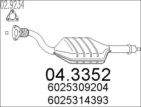 MTS 04.3352 - Katalizator www.molydon.hr