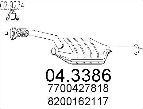 MTS 04.3386 - Katalizator www.molydon.hr