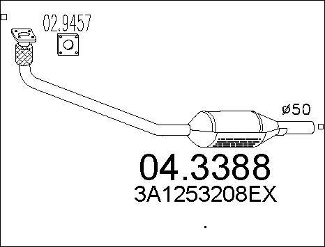 MTS 04.3388 - Katalizator www.molydon.hr