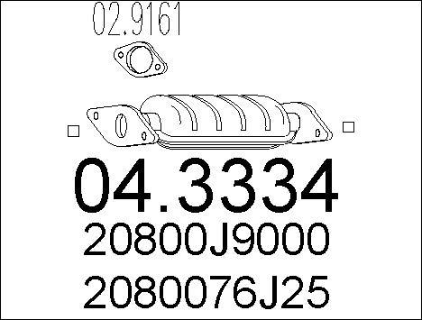 MTS 04.3334 - Katalizator www.molydon.hr