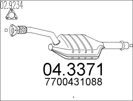 MTS 04.3371 - Katalizator www.molydon.hr