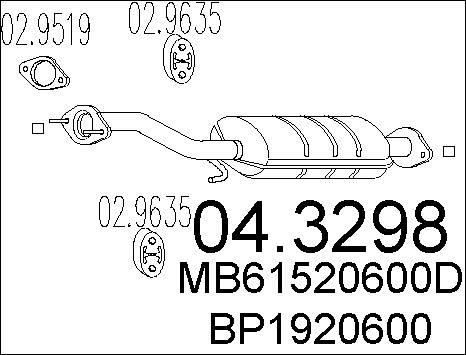 MTS 04.3298 - Katalizator www.molydon.hr