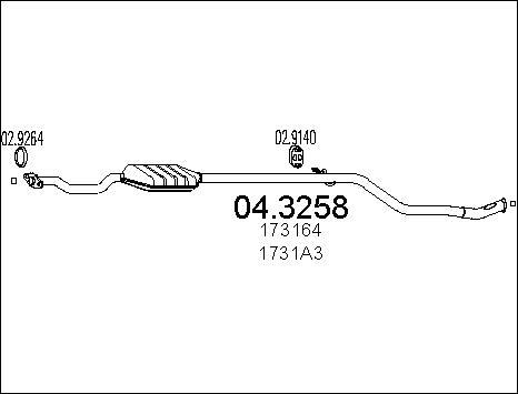 MTS 04.3258 - Katalizator www.molydon.hr