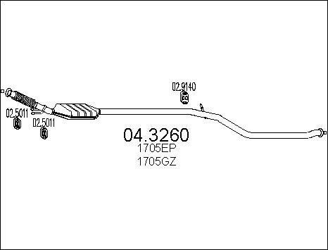 MTS 04.3260 - Katalizator www.molydon.hr