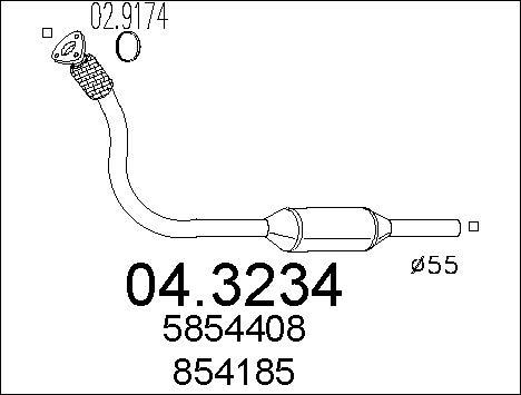 MTS 04.3234 - Katalizator www.molydon.hr