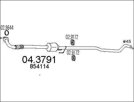 MTS 04.3791 - Katalizator www.molydon.hr