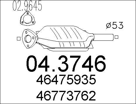 MTS 04.3746 - Katalizator www.molydon.hr