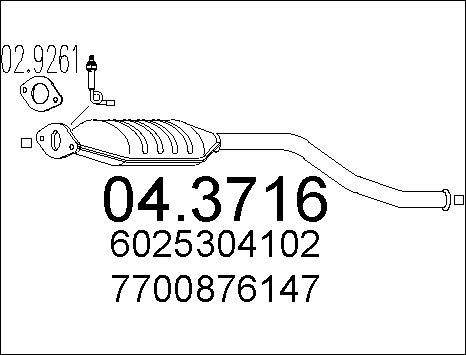 MTS 04.3716 - Katalizator www.molydon.hr