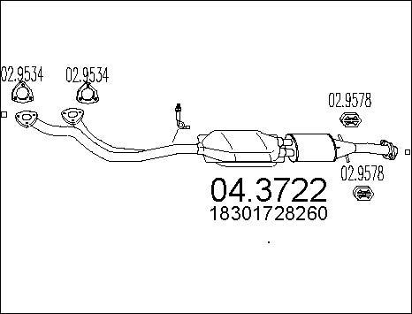 MTS 04.3722 - Katalizator www.molydon.hr