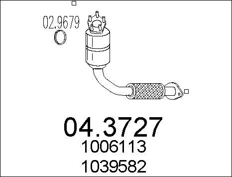 MTS 04.3727 - Katalizator www.molydon.hr