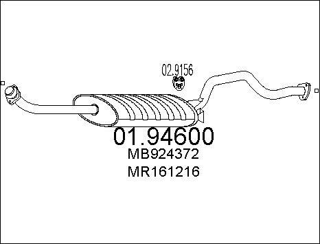 MTS 01.94600 - Zadnji Ispušni lonac www.molydon.hr