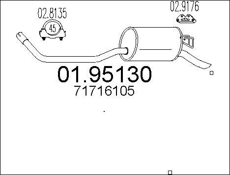 MTS 01.95130 - Zadnji Ispušni lonac www.molydon.hr