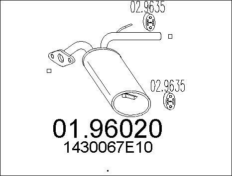 MTS 01.96020 - Zadnji Ispušni lonac www.molydon.hr