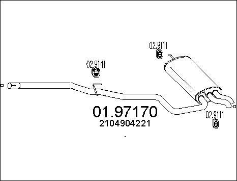 MTS 01.97170 - Zadnji Ispušni lonac www.molydon.hr