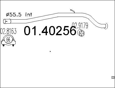 MTS 01.40256 - Ispušna cijev www.molydon.hr