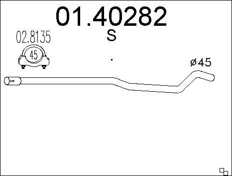 MTS 01.40282 - Ispušna cijev www.molydon.hr