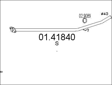 MTS 01.41840 - Ispušna cijev www.molydon.hr