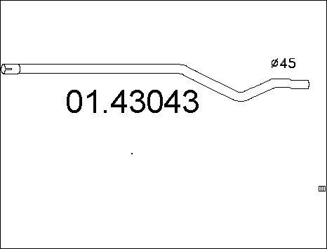 MTS 01.43043 - Ispušna cijev www.molydon.hr