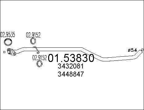 MTS 01.53830 - Ispušna cijev www.molydon.hr