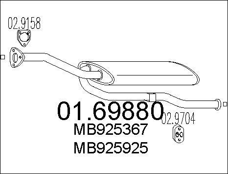 MTS 01.69880 - Zadnji Ispušni lonac www.molydon.hr