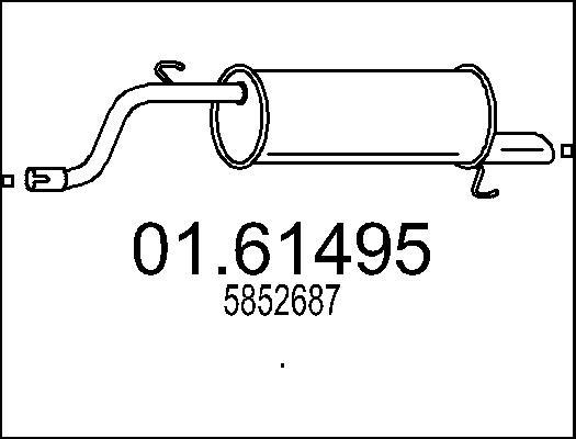 MTS 01.61495 - Zadnji Ispušni lonac www.molydon.hr