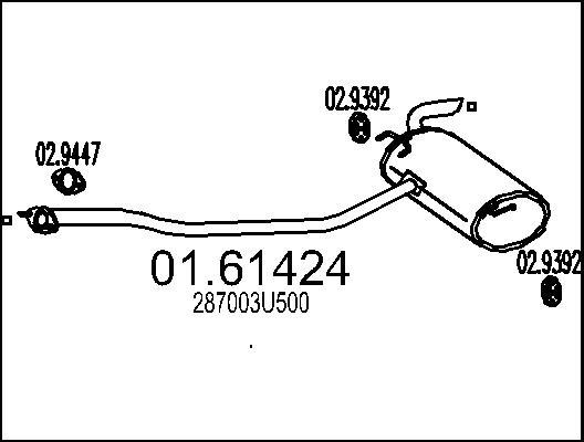 MTS 01.61424 - Zadnji Ispušni lonac www.molydon.hr