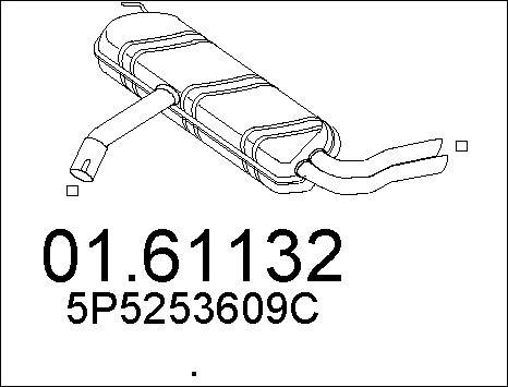 MTS 01.61132 - Zadnji Ispušni lonac www.molydon.hr