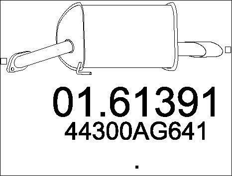MTS 01.61393 - Zadnji Ispušni lonac www.molydon.hr