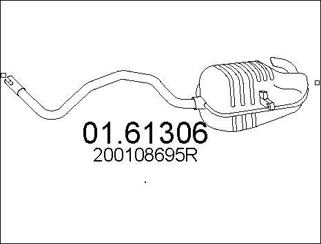 MTS 01.61306 - Zadnji Ispušni lonac www.molydon.hr