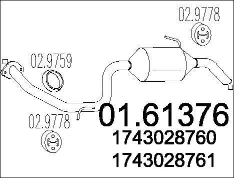 MTS 01.61376 - Zadnji Ispušni lonac www.molydon.hr