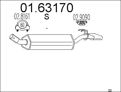MTS 01.63170 - Zadnji Ispušni lonac www.molydon.hr